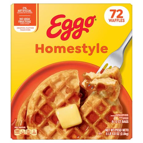 Kellogg's Eggo Frozen Breakfast Homestyle Waffles