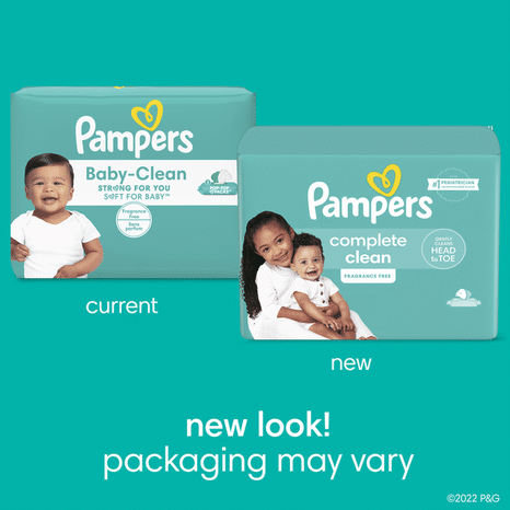 Pampers Complete Clean Wipes