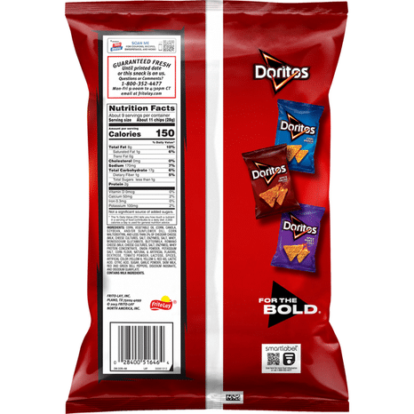 Doritos Flavored Tortilla Chips, Nacho Cheese