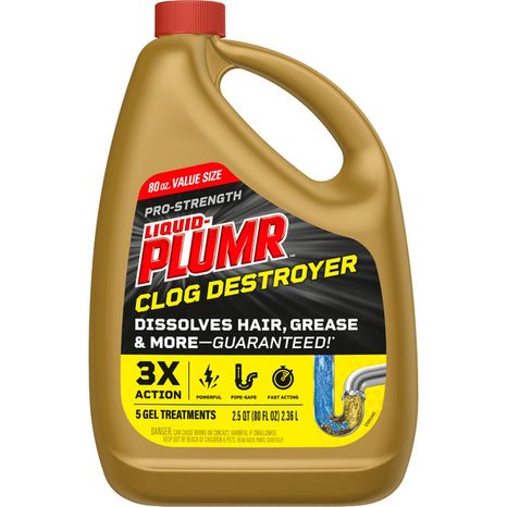Liquid-Plumr Pro-Strength Clog Destroyer, Liquid Drain Cleaner