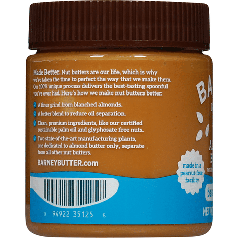 Barney Butter Bare Smooth Almond Butter
