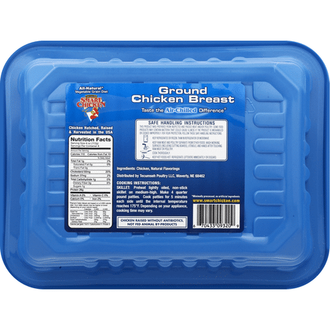 Smart Chicken Chicken Breast, Ground