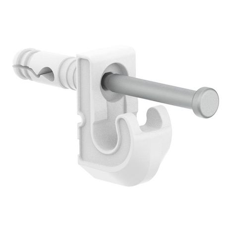 ClosetMaid Fixed Mount Drywall Back Clips - White