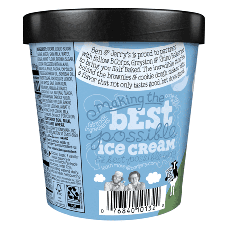 Ben & Jerry's Half Baked® Chocolate & Vanilla Ice Cream Pint