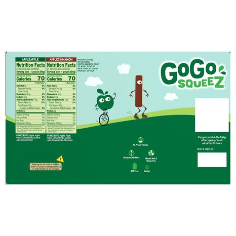 GoGo Squeez Applesauce Variety Pack