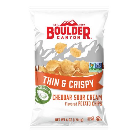Boulder Canyon Thin & Crispy Cheddar Sour Cream Potato Chips