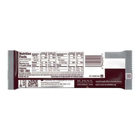 Hershey's Milk Chocolate King Size, Candy Bar, 2.6 oz