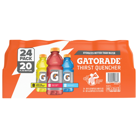 Gatorade Thirst Quencher, Assorted, 24 Pack