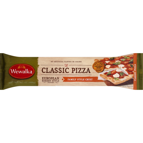 Wewalka Dough, Classic Pizza, Family Style Crust