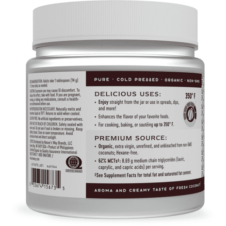 Nature's Way Organic Extra Virgin Coconut Oil
