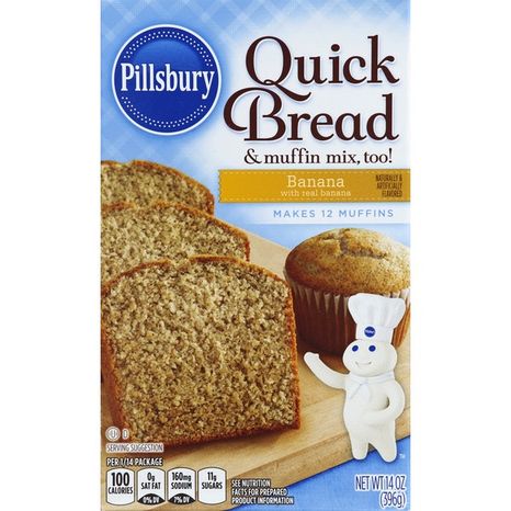 Pillsbury Quick Bread & Muffin Mix, Banana