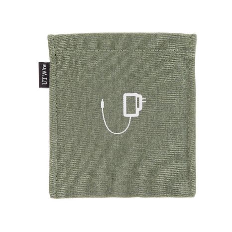 Charger Accessory Pocket - Sage Green - 4.25" x 5"