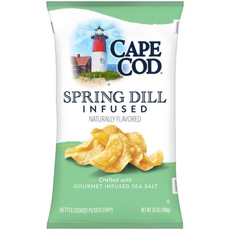 Cape Cod Spring Dill Infused Naturally Flavored Kettle Cooked Potato Chips