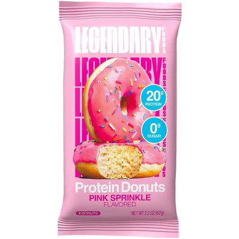 Legendary Foods Pink Sprinkle Flavored Protein Donuts