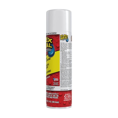 Flex Seal White Aerosol Liquid Rubber Sealant Coating Spray Paint