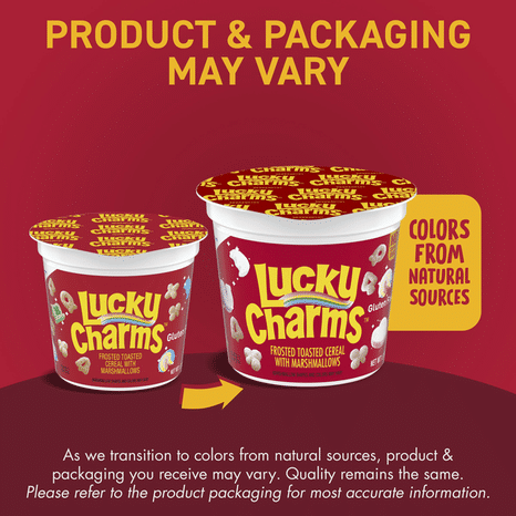 General Mills Lucky Charms with Marshmallows Cereal Cup