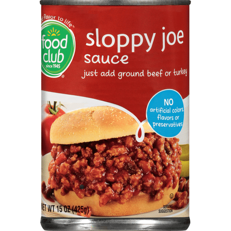 Food Club Sloppy Joe Sauce