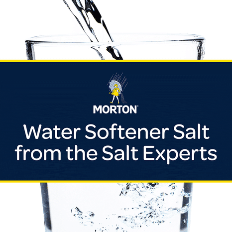 Morton Pure & Natural® Water Softener Salt Crystals is all natural salt for soft water.