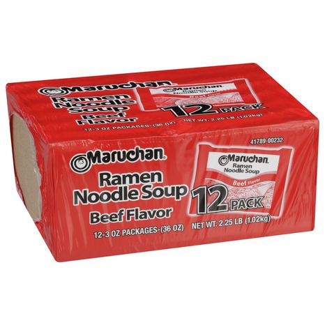 Maruchan Ramen Noodle Soup, Beef Flavor