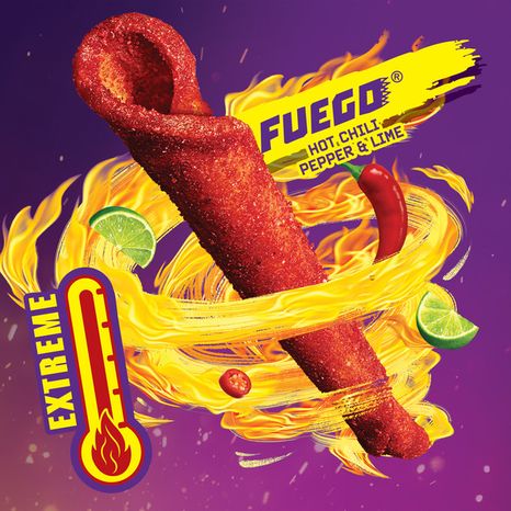 Takis Fuego 46 pc / 1 oz Multipack, Hot Chili Pepper & Lime Flavored Extreme Spicy Rolled Tortilla Chips
