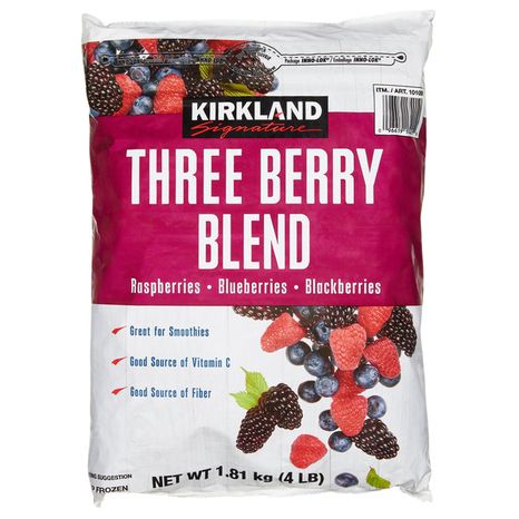 Kirkland Signature Nature's Three Berry Blend, 4 lb