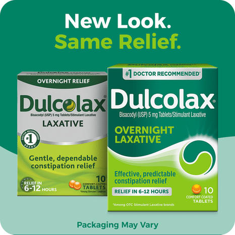 Dulcolax Stimulant Laxative Tablets for Constipation Relief