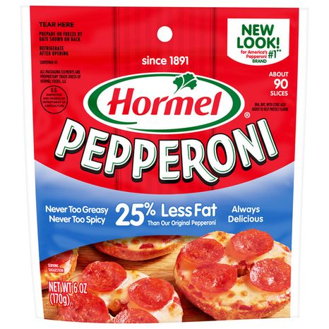 HORMEL Pepperoni 25% Less Fat, 6 OZ