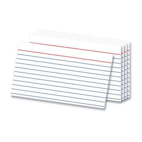 OfficeMax Heavyweight Index Cards - 3" x 5"