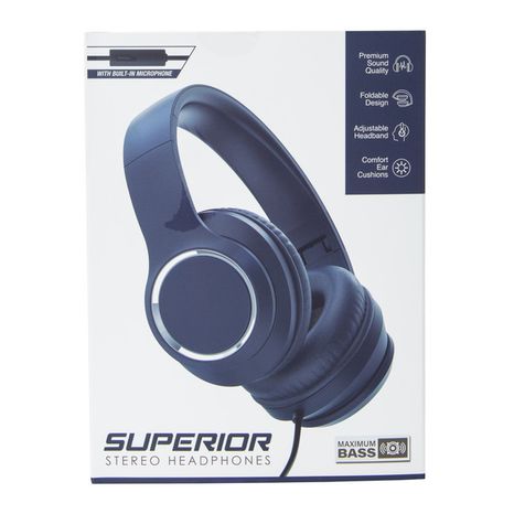 Bass Jaxx Superior Stereo Wired Headphones With Microphone