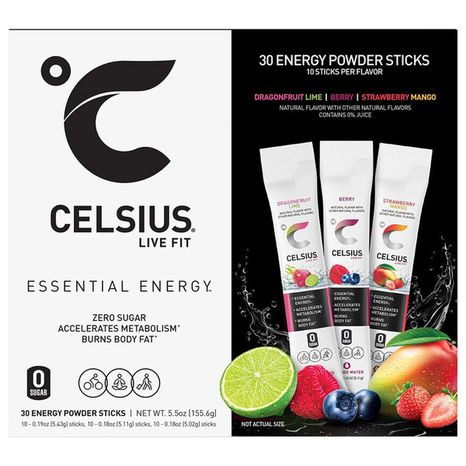 CELSIUS Live Fit Essential Energy Powder Sticks