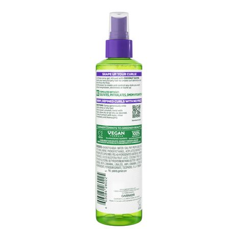 Garnier Curl Shape Defining Spray Gel with Coconut Water, For Curly Hair