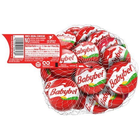 Babybel Semisoft Cheese, Original, Mini