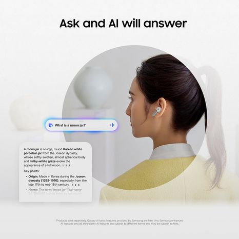 Samsung Galaxy Buds4 Pro Wireless Earbuds - White