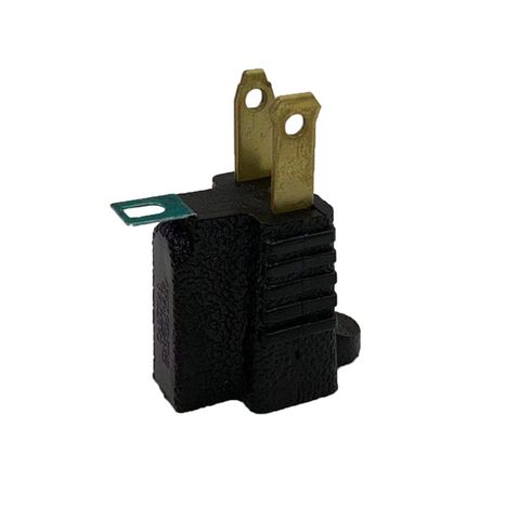 ACE 15-Amp 125-Volt Black Vinyl 3 to 2 Prong Grounding Outlet Adapter