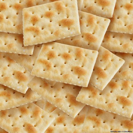 Premium Unsalted Tops Saltine Crackers, Lunch Snacks 16 oz