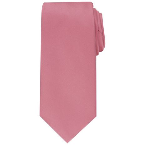 Bespoke Apothecary Men's Solid Tie - Pink Sateen