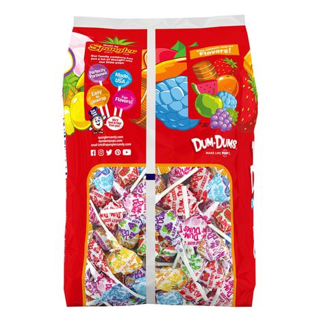 Dum Dums Original Mix Lollipops, Assorted Flavor Candy