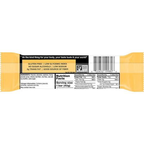 KIND Healthy Snack Bar, Honey Roasted Nuts & Sea Salt, 5g Sugar | 7g Protein, Gluten Free Bars, 1.4 OZ, 1 Count