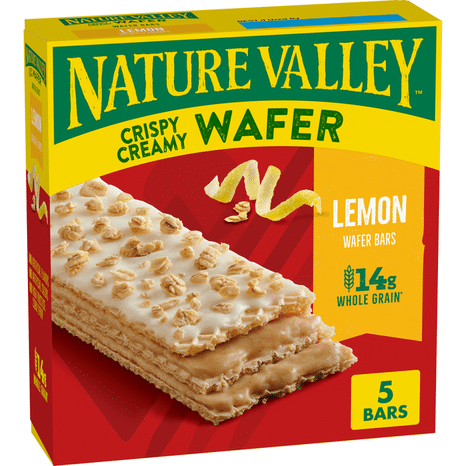 Nature Valley Lemon Crispy Creamy Wafer Bars