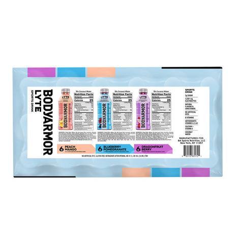 BODYARMOR Lyte Variety Pack Sports Drink Bottles