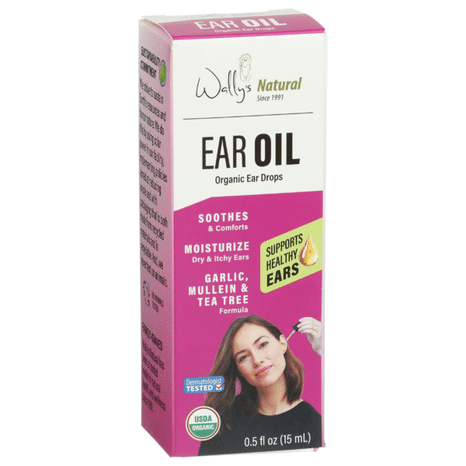 Wally's Natural Wallys Natural Organic Ear Drops Ear Oil