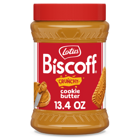 Lotus Biscoff Cookie Butter Spread, Crunchy