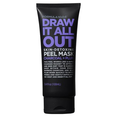 Formula 10.0.6 Peel Mask, Skin-Detoxing, Charcoal + Plum