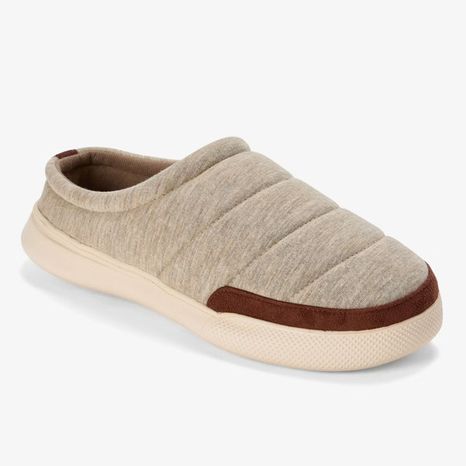 Dluxe by Dearfoams Men's Monte Slide Slippers, M - Tan