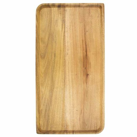 At Home Rectangle Acacia Wood Serving Tray - Natural