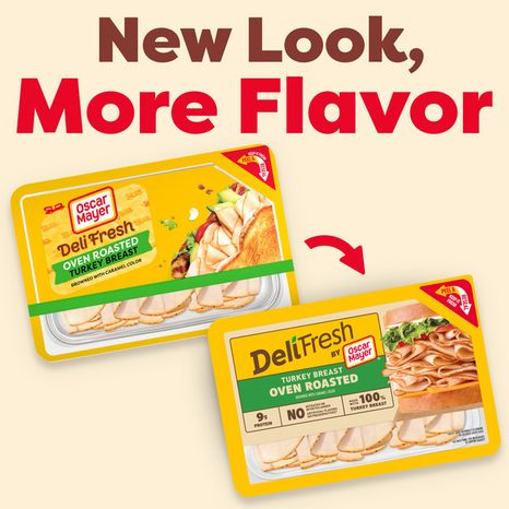 Oscar Mayer Deli Fresh Oven Roasted Turkey Breast Sliced Deli Meat