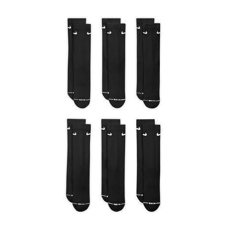 Nike Everyday Elevated Crew Socks, M - Black/White