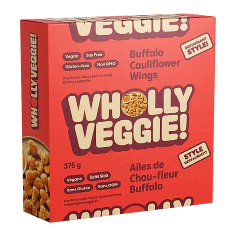 Wholly Veggie Buffalo Cauliflower Wings