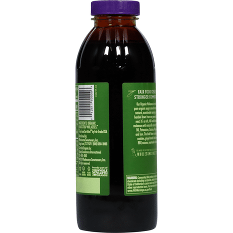 Wholesome Molasses, Organic, Unsulphured