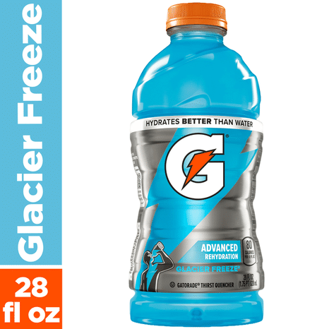 Gatorade Frost Thirst Quencher Glacier Freeze Sports Drink Bottle